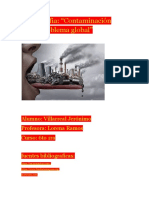 Monografia - "Contaminación Como Problema Global"