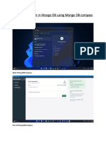 Steps To Working With MongoDB Compass Collections