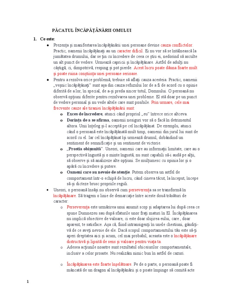 Încăpățânarea Omului | PDF