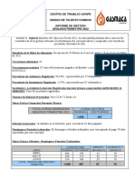 INFORME DE GESTION Segundo Trimestre RRHH Caripe