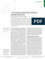 Two Cortical Systems For Memory-Guided Behaviour