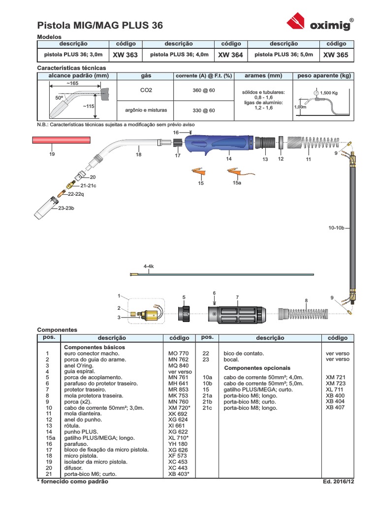 Tocha-MIG-MAG-PLUS 36 | PDF | Materiais de construção | Materiais