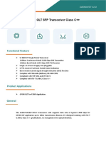 C-Data GPON OLT SFP Transceiver Class C++ Product Datasheet-V2.0