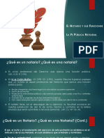 I. El Notario y Sus Funciones PDF