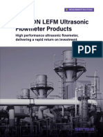 CALDON LEFM Ultrasonic Flowmeter Products Brochure