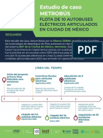 Estudio caso flota autobuses eléctricos Metrobús CDMX