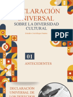 Declaración Universal Derechso Culturales