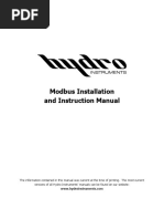 MODBUS Communication Setup