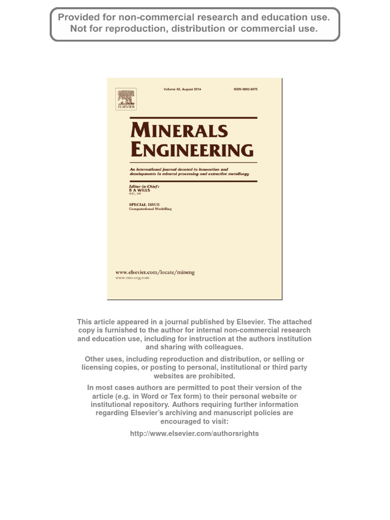 Optimizing Dewatering in Mineral Processing | PDF | Mathematical ...