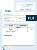 2°? Examen-Trimestral Trimestre 2-2022-2023