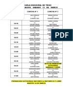 Programacion Sabado 11