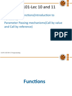 Lecture 10 User Defined Functions
