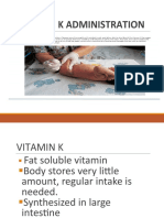 Vitamin K Administration for Newborns