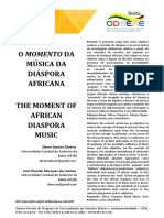 SILVEIRA SANTOS O Momento Da Música Da Diáspora African PDF