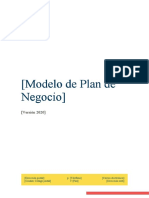 Modelo de Plan de Negocio y Empresa 2023