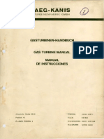 AEG-KANIS Gas Turbine Manual Dos Bocas FB - NR571680 Volume I PDF