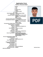 Engineer Application Form