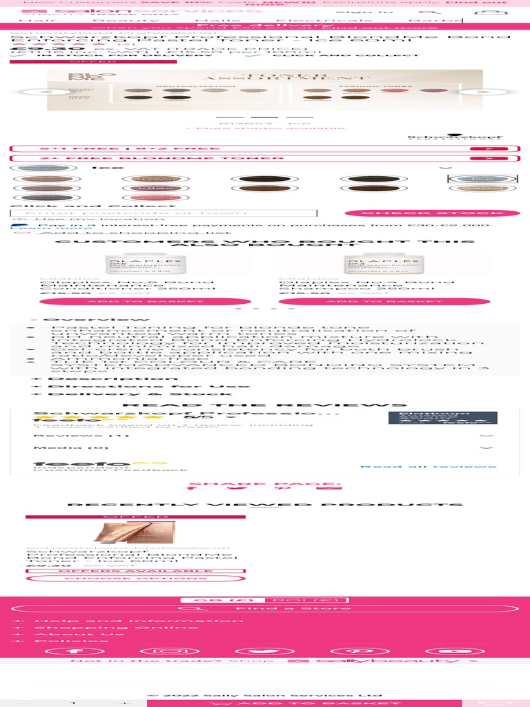 Schwarzkopf Professional BlondMe Bond Enforcing Pastel Toner Ice 60ml