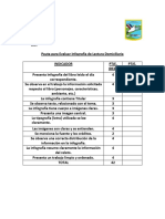 Pautas de Evaluacion Infografia