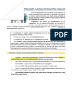 Actividad Introducción Al Bloque de Relaciones Laborales PDF