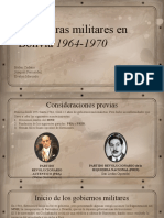 Dictaduras Militares en Bolivia
