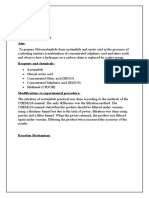 CHEM 220 Practical 1: Nitration of Acetanilide