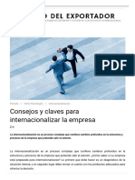 Consejos y Claves para Internacionalizar La Empresa