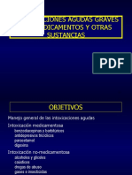 INTOXICACIÓN AGUDA MEDICAMENTOSA Y SUSTANCIAS