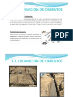 Excavación de Cimientos 