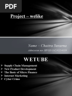 Project - Welike: Name - Chaitra Suvarna