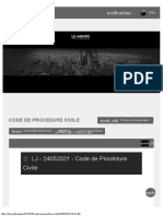 Code de Procedure Civile