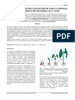 Práctica 3 EFECTO DE DIFERENTES LONGITUDES DE ONDA LUMINOSAS EN LA GERMINACIÓN DE SEMILLAS IN VITRO