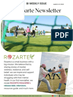 Rozarte Newsletter Issue 01 PDF