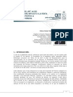 Aplicación Del Art. 64 Bis de La Ley Sobre Impuesto A La Renta. Impuesto Específico A La Actividad Minera