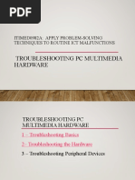 Troubleshooting Multimedia Hardware