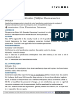 WWW Pharmaguideline Com 2010 03 Sop For Out of Specification
