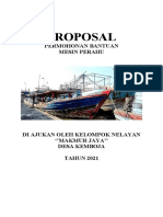 Proposal Bantuan Mesin Perahu