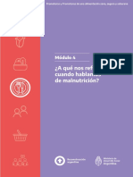 Siso Modulo 4 A Que Nos Referimos Cuando Hablamos de Malnutricion PDF