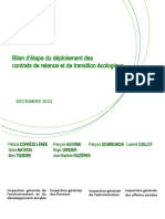 Bilan Etapes COntrats de Relance Et Transitions Ecologique