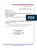 006 Certificados de Calibracion de Equipos de Topografia