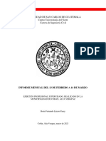 001 Informe 13 de Febrero A 14 de Marzo