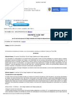 Decreto 13 de 1967 Horas Extras y Licencia de Lactancia