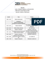 Programa - Capacitación Políticas Públicas y El Rol Del CES (10 de Febrero 2021)