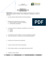 Bases químicas de la vida: guía de estudio para práctica de biología general