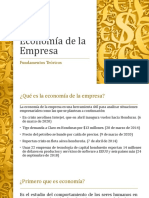 A. Presentación Fundamentos Economía de La Empresa