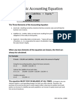 The Basic Accounting Equation2018 PDF
