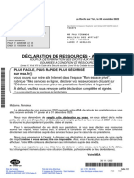 Formulaire de Saisie Pour Déclarer Vos r-30 Novembre 2022 PDF