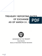 Treasury Exchange Rates Report Mar 1980