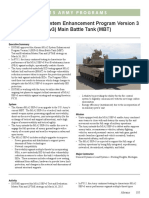 Abrams M1A2 System Enhancement Program Version 3 (Sepv3) Main Battle Tank (MBT)