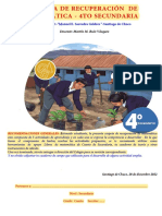 Carpeta de Recuperación 2022 - Matemática 4° Secundaria PDF